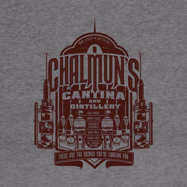 Chalmun's Cantina and Distillery by MindsparkCreative